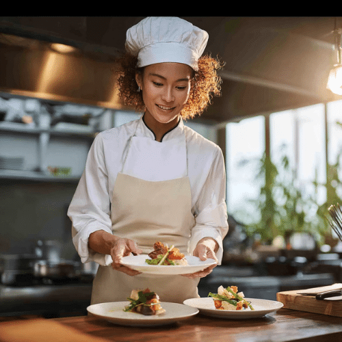 Portrait von Greta Hayes, Chefköchin und Gründerin