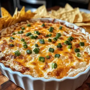 Ultimative würzige käsige gebackene Fußball-Dip für Spieltag-Glück