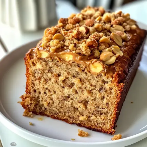 Veganes Bananenbrot mit Erdnussbutter