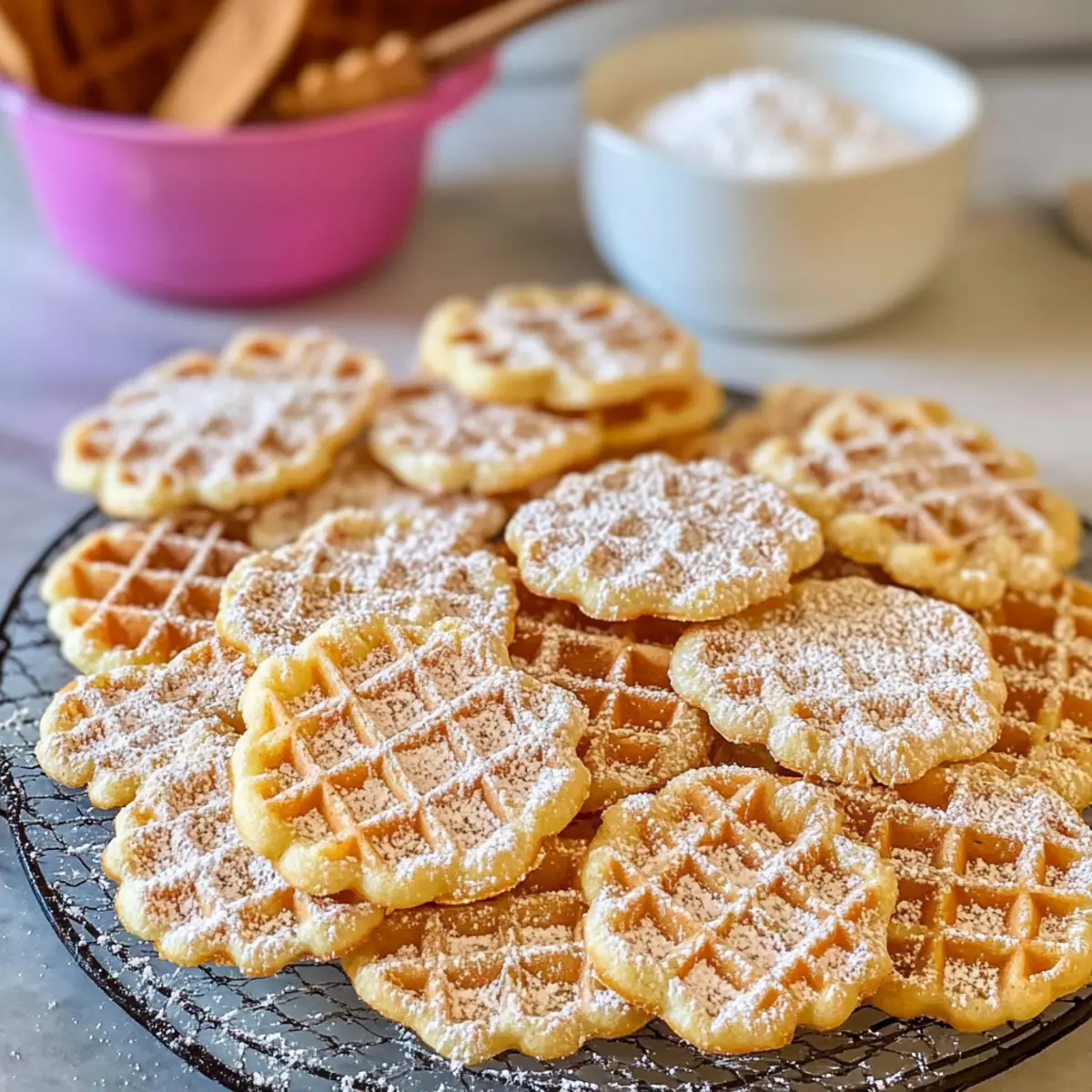 Waffelkekse mit Zimt – schnell & einfach