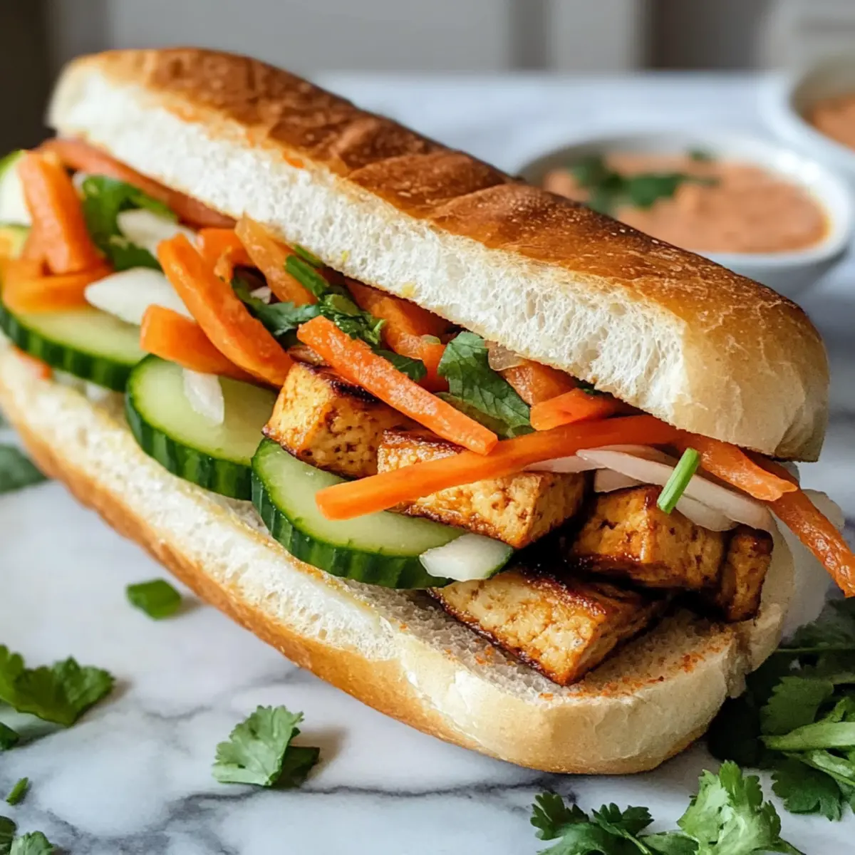 Banh Mi vegetarisch mit Tofu