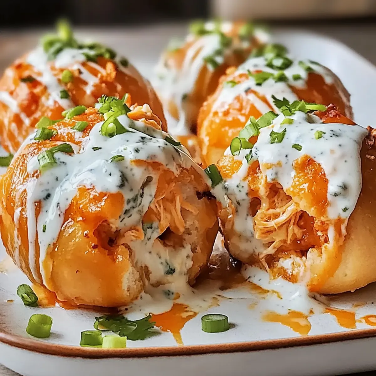 Buffalo-Hühnchen-Bomben