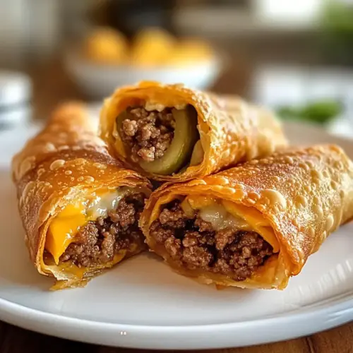 Käseburger-Eirollen