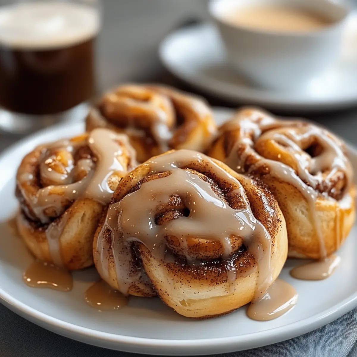 Zimtknötchen mit Kaffee-Glasur Rezept