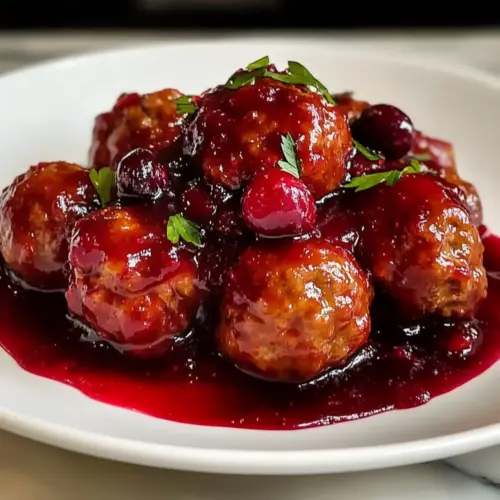 Cranberry-Fleischbällchen