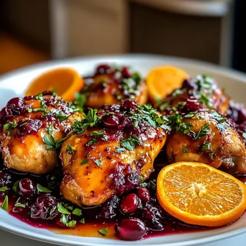 Cranberry-Orange-Hühnchen