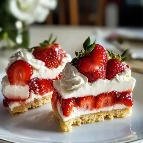 Erdbeer-Shortcake-Riegel