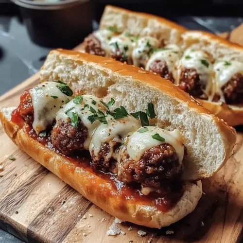 Fleischbällchen-Sandwiches