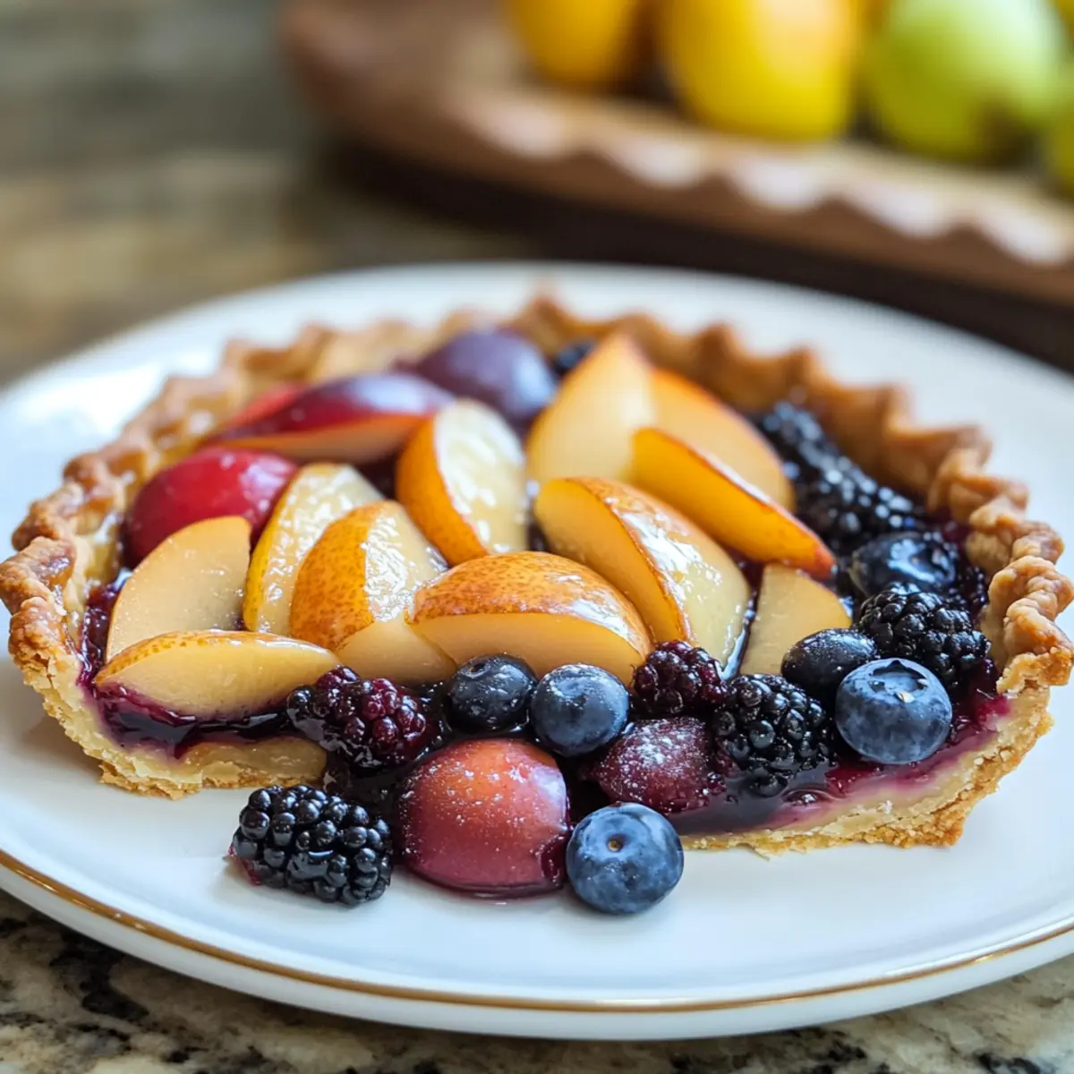 Französische Obsttarte