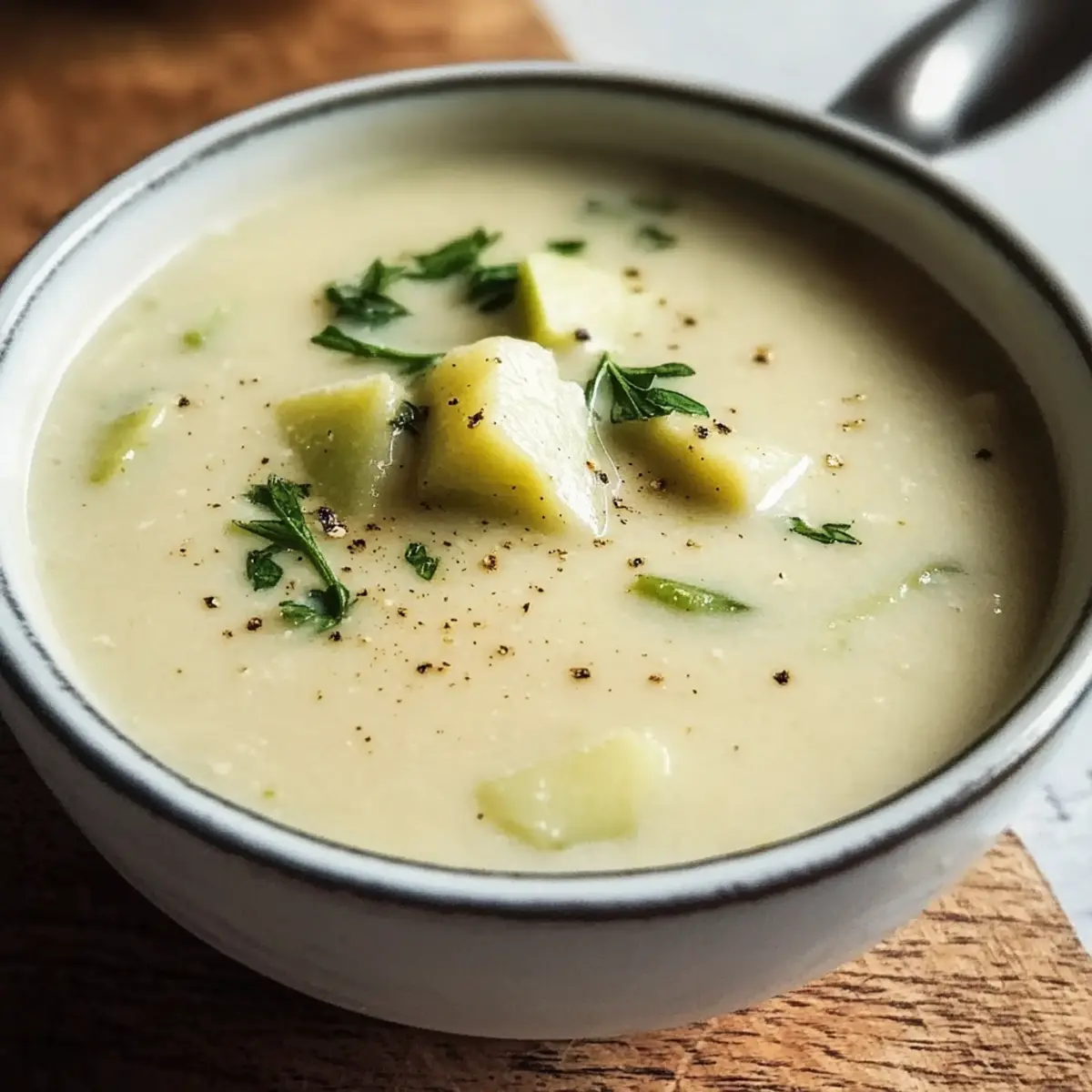 Omas cremige Spargelsuppe aus Schalen