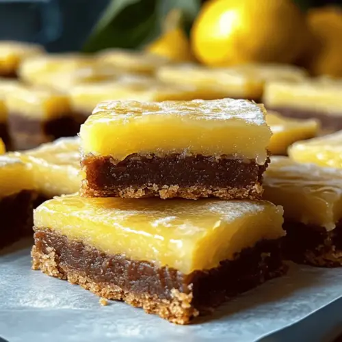 Zitronen-Brownies
