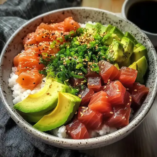 30-Minuten Thunfisch- und Lachs-Poke-Bowls