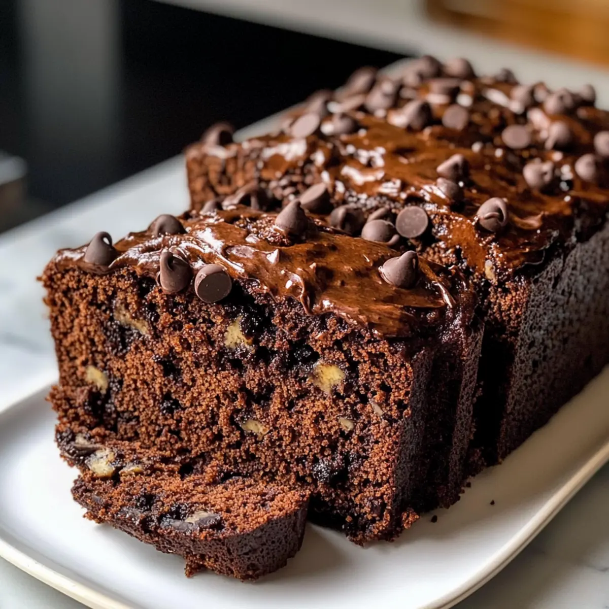 Schokoladen-Bananenbrot