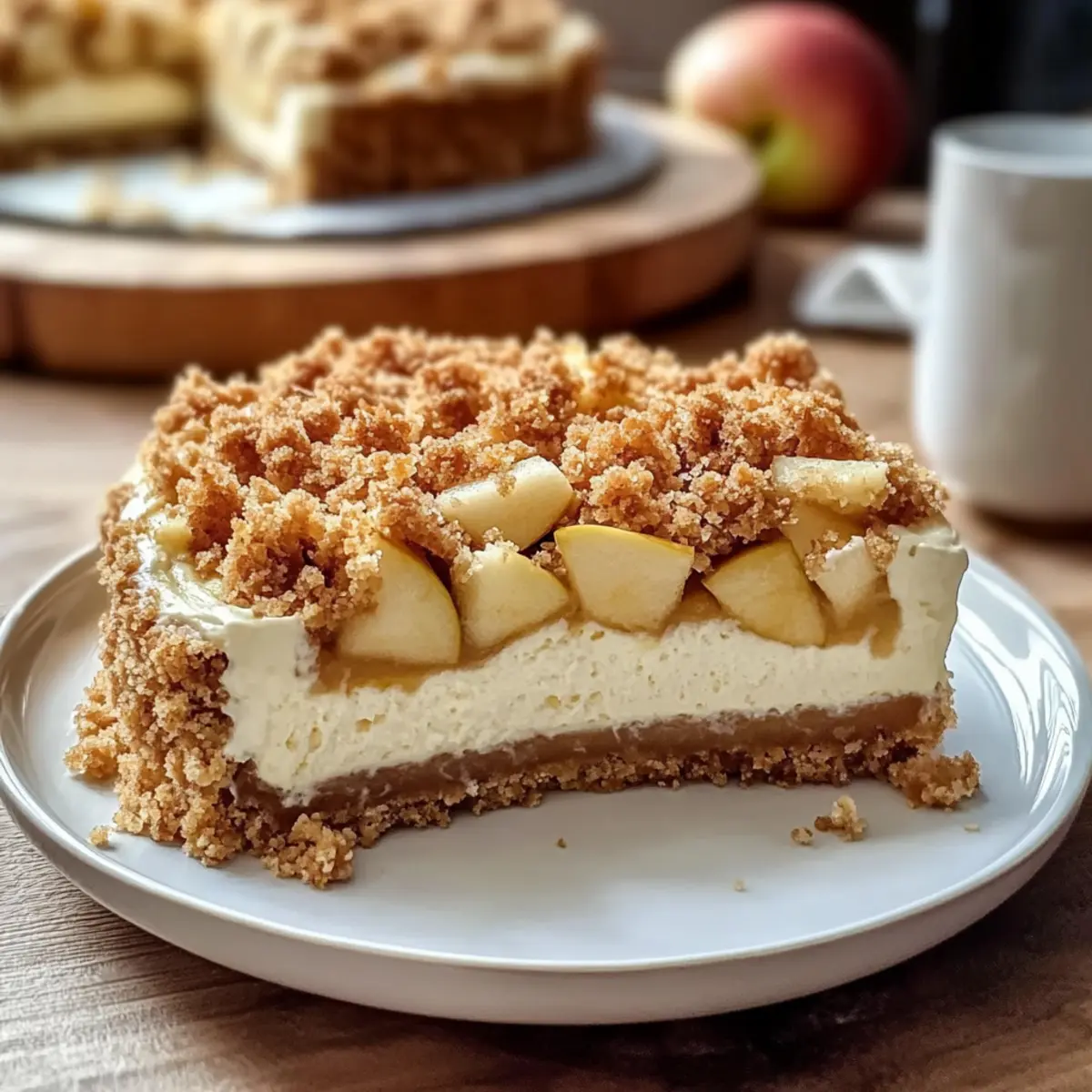 Apfel-Crumble-Käsekuchen