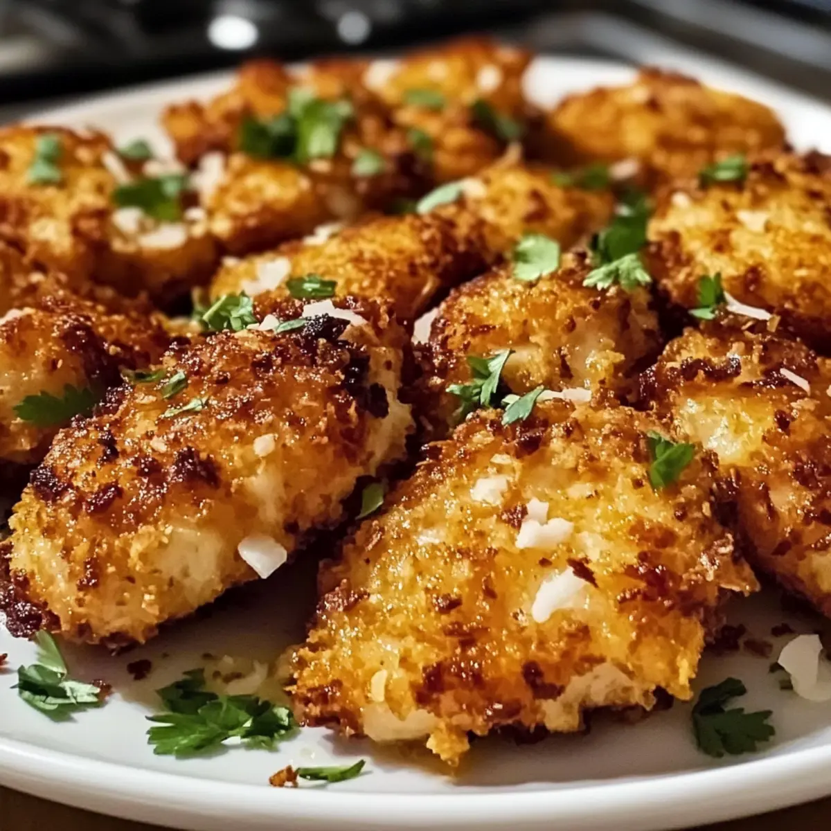 Knuspriges Kokosnuss-Hähnchen