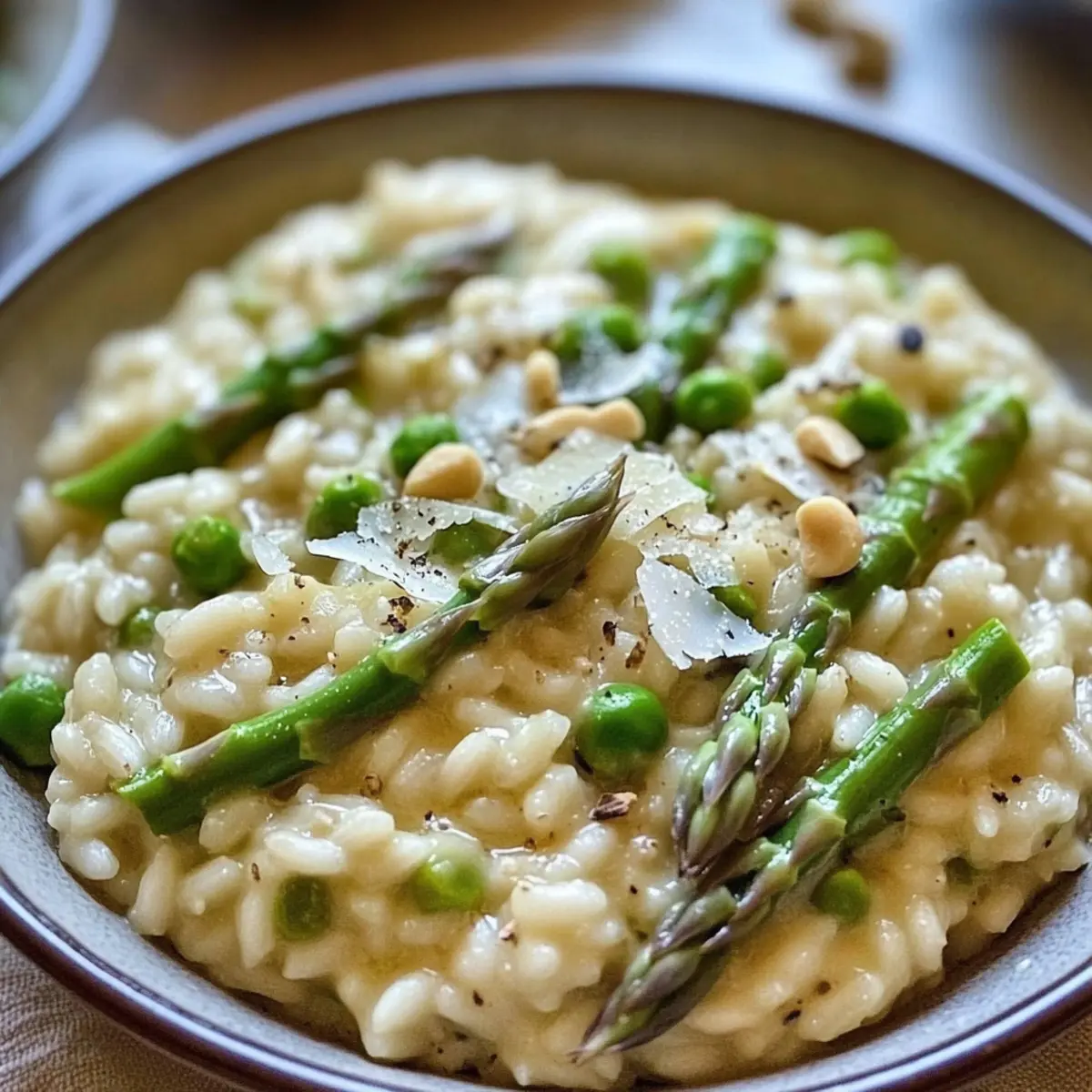 Einfaches Spargelrisotto