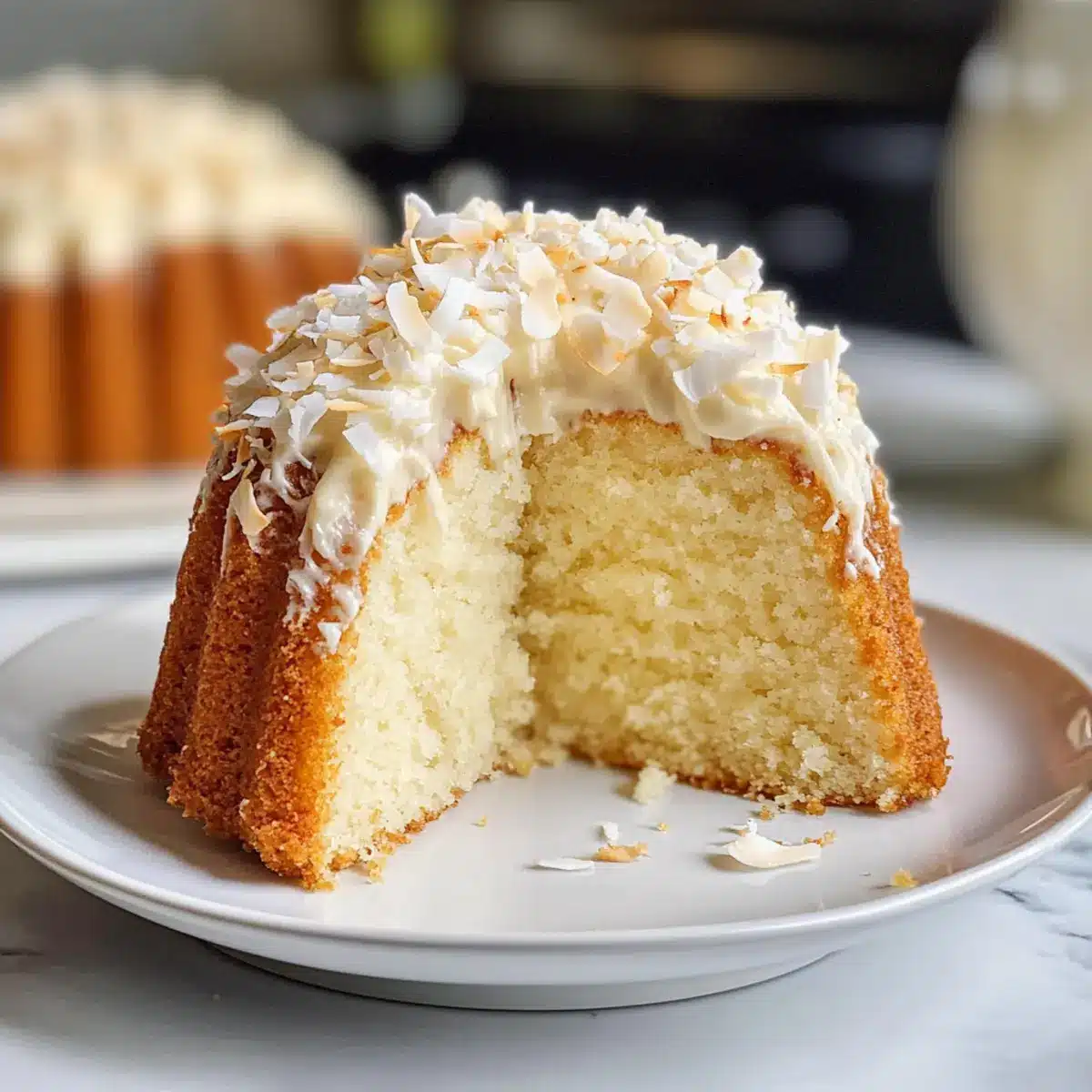 Der Beste Tom Cruise Kokoskuchen (Weiße Schokolade Kokosnuss)